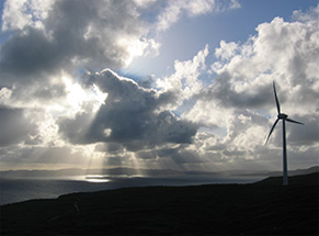 Photograph of Albany Windfarm at Sunset, Western Australia